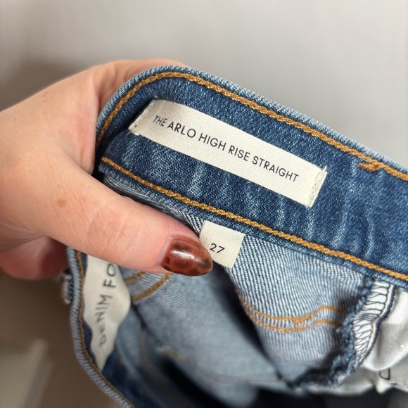 Denim Forum The Arlo High Rise Straight size 27 - Picture 7 of 12